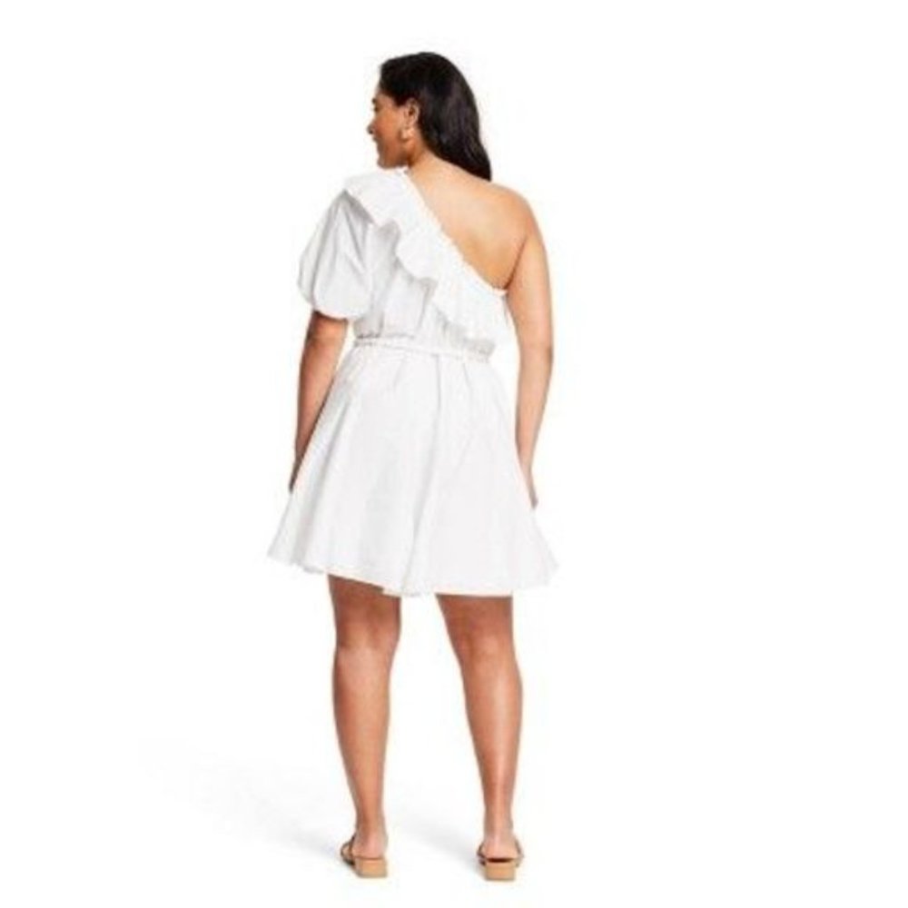 Women's One Shoulder Mini Dress - RHODE X Target White L